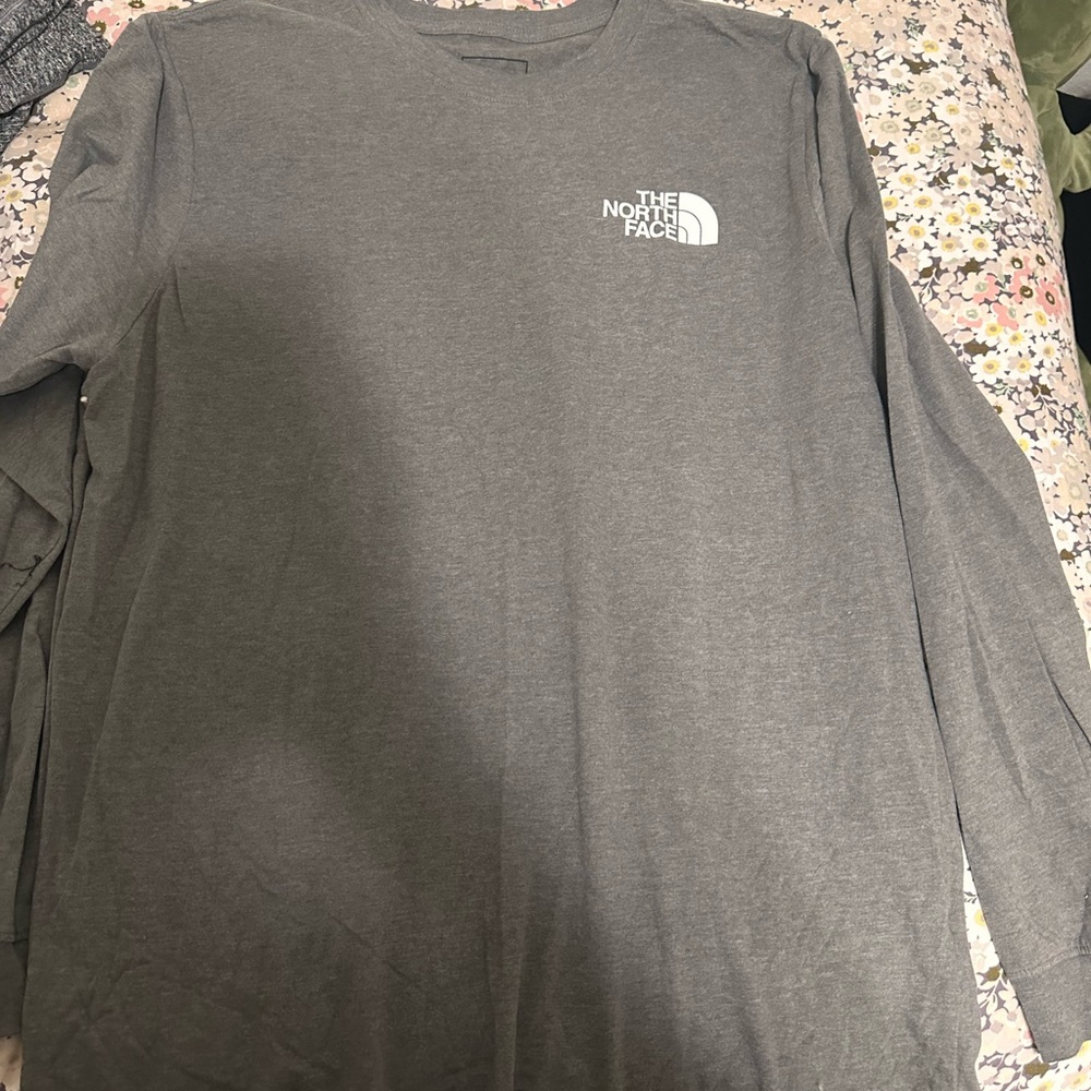 The North Face Men's Charcoal Long Sleeve Tee